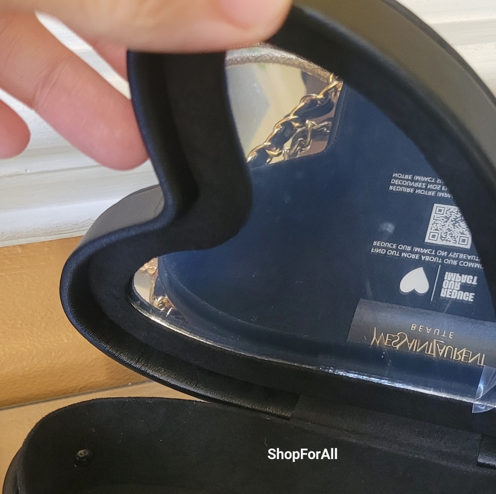 Yves Saint Laurent Black Heart-Shaped case / bag - Picture 13 of 16